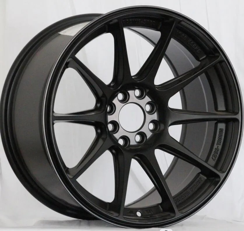 staggered alloy rims